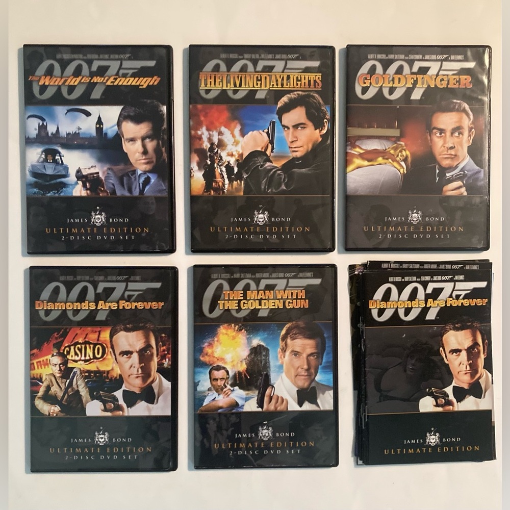 James Bond 007 Ultimate Edition - Vol. 1 DVD, 2009, 10-Disc Set EUC